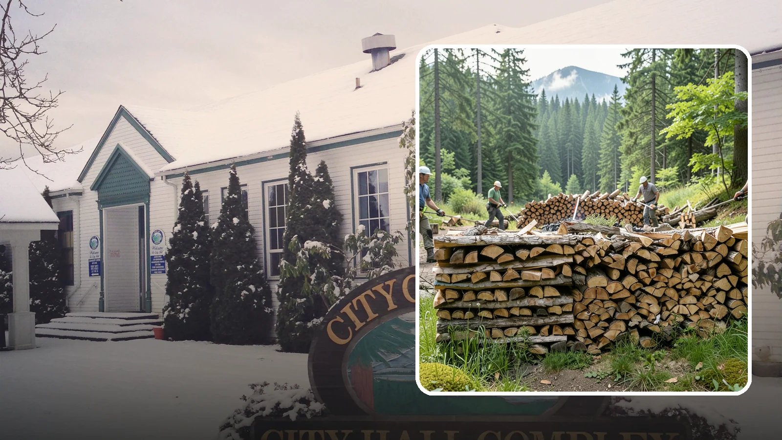 Hunting Camp Firewood in Pacific, King County, WA - Rugged firewood delivery for hunting camps in remote Pacific Northwest terrain.