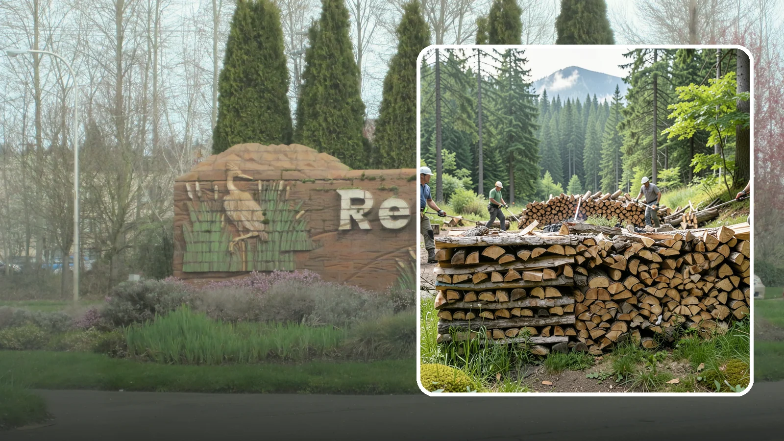 Hunting Camp Firewood in Renton, King County, WA - Rugged firewood delivery for hunting camps in remote Pacific Northwest terrain.