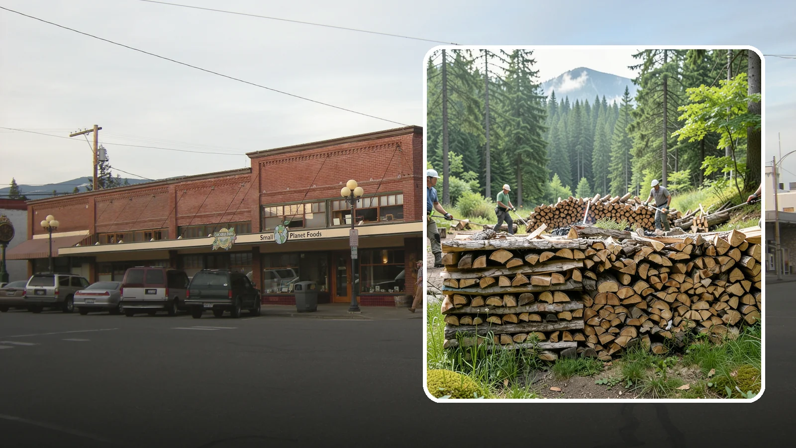 Hunting Camp Firewood in Sedro-Woolley, Skagit County, WA - Rugged firewood delivery for hunting camps in remote Pacific Northwest terrain.