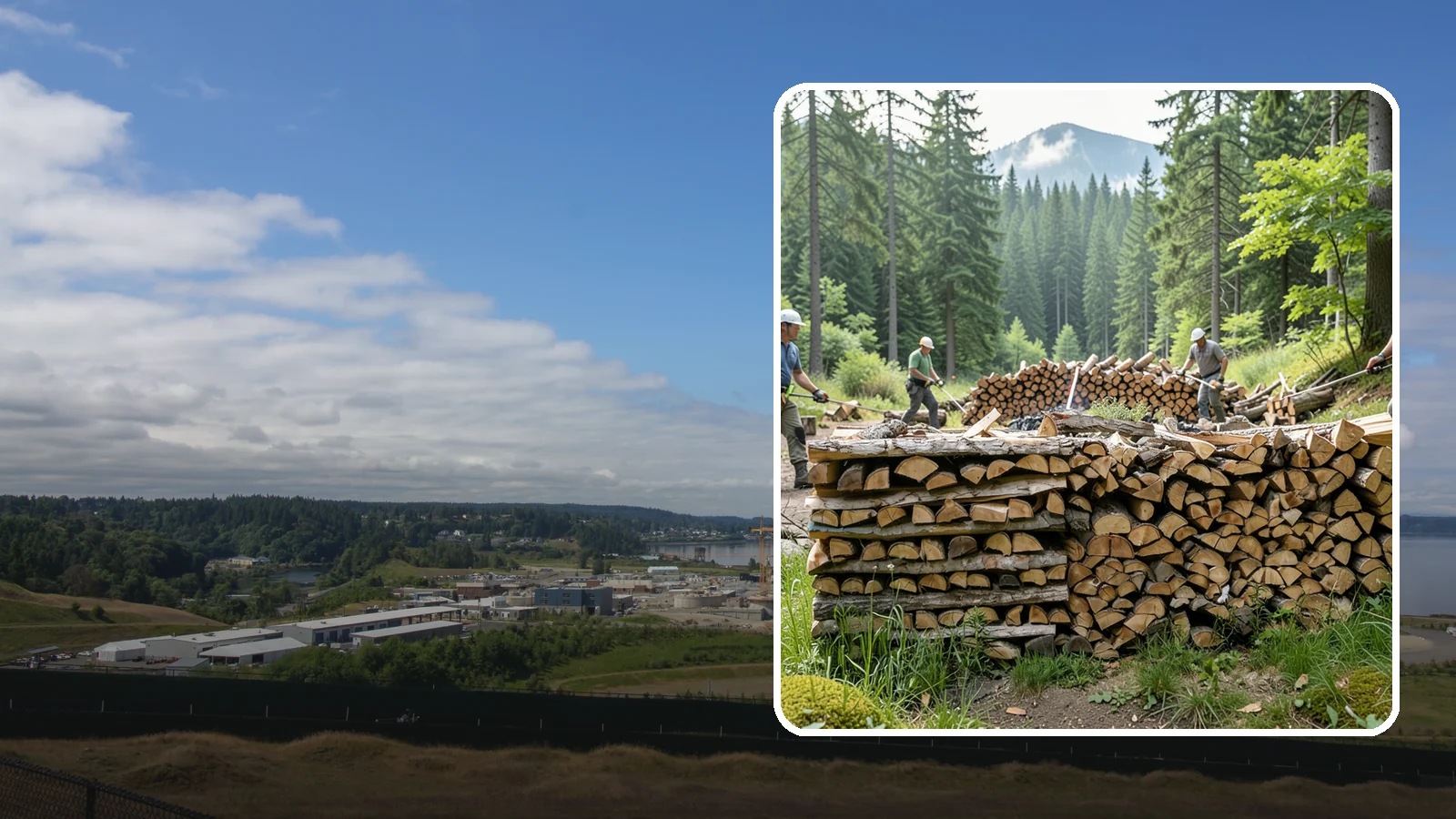 Hunting Camp Firewood in University Place, Pierce County, WA - Rugged firewood delivery for hunting camps in remote Pacific Northwest terrain.