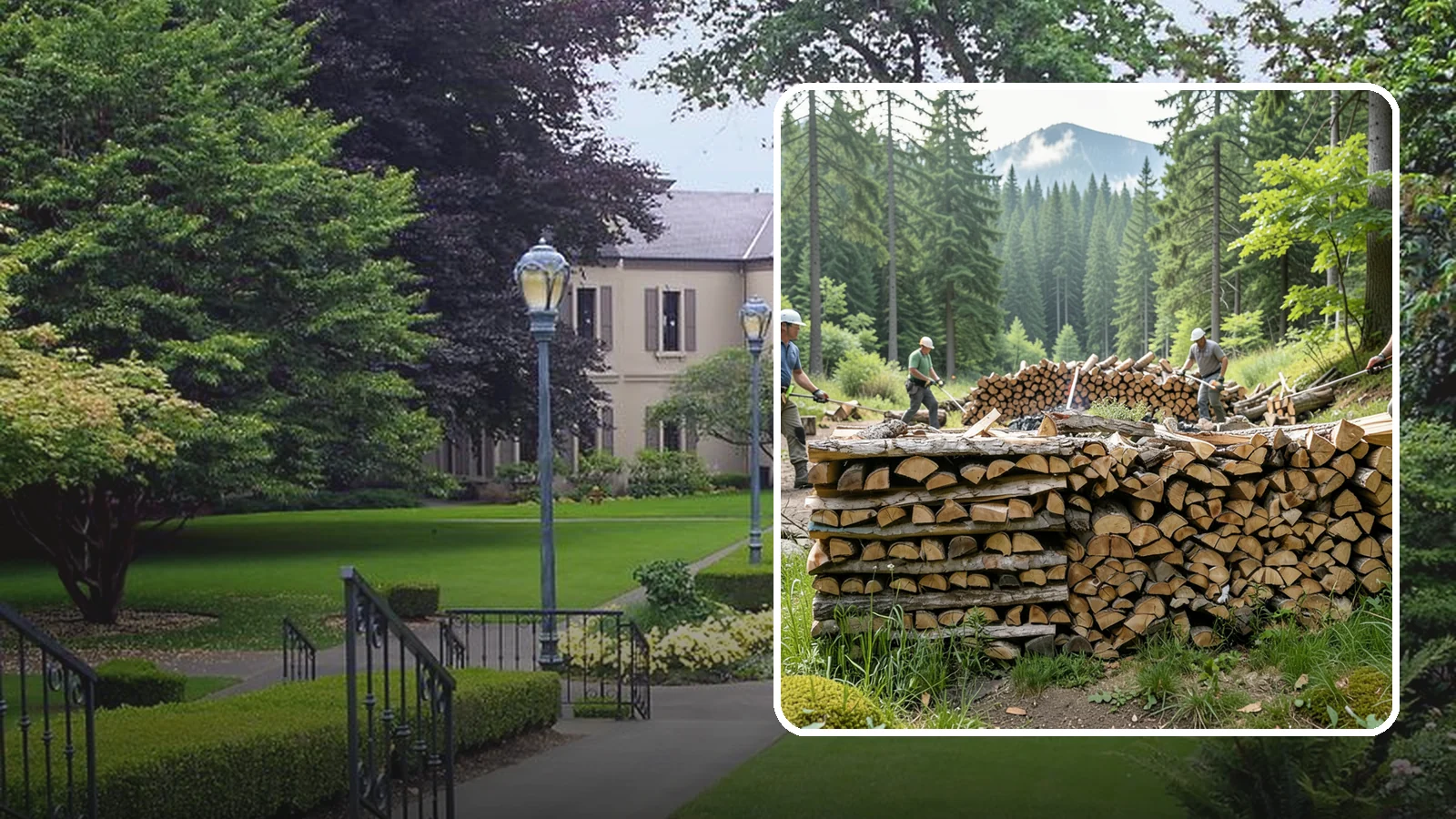 Hunting Camp Firewood in Woodinville, King County, WA - Rugged firewood delivery for hunting camps in remote Pacific Northwest terrain.