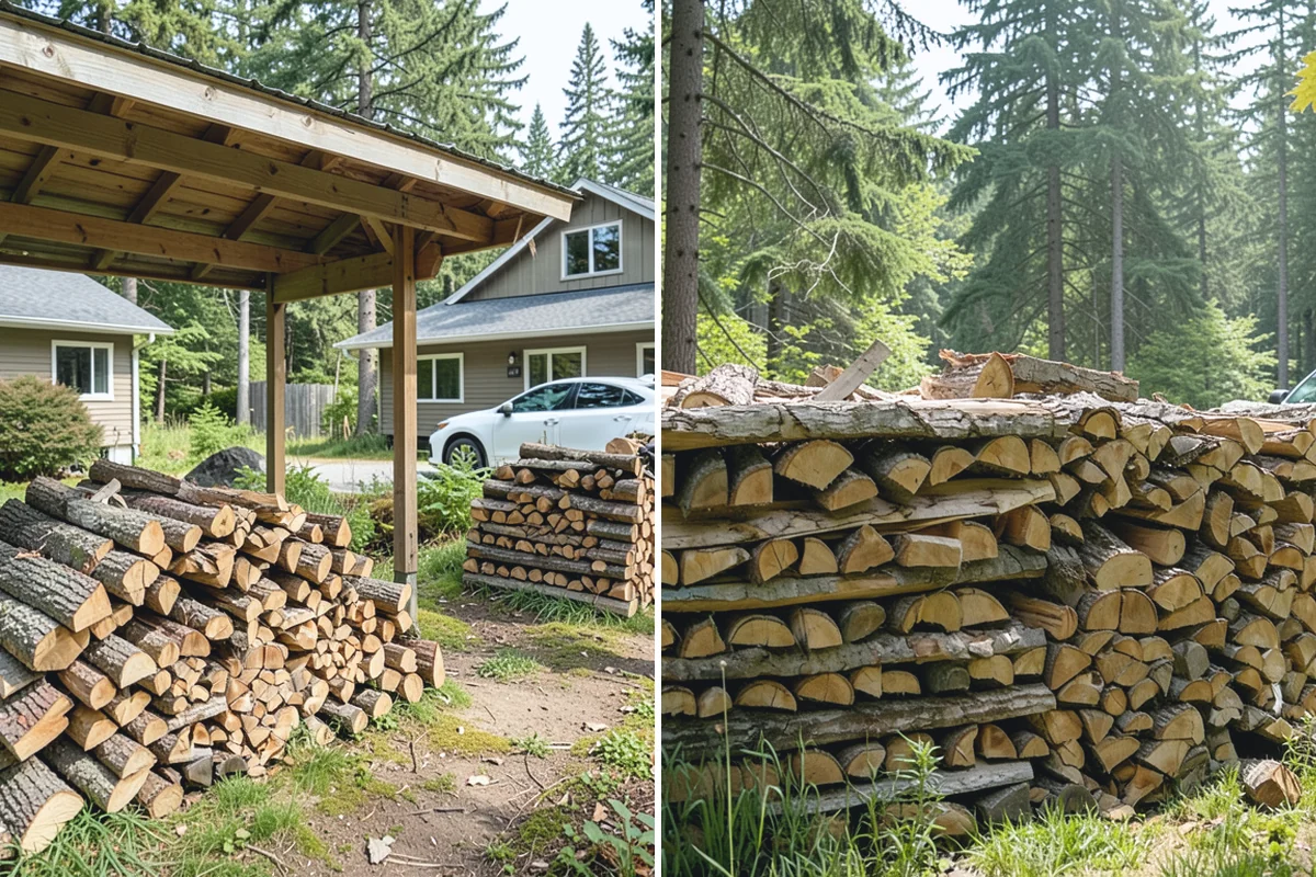 Hydraulic Log Splitting in Auburn, King County, WA - Inspect the rounds and confirm split dimensions