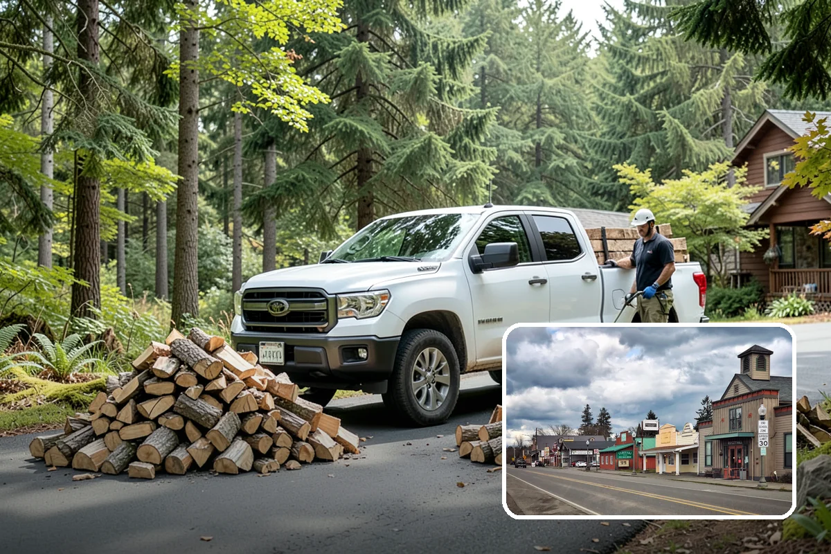 Hydraulic Log Splitting in Roy, Pierce County, WA - Powers through large, dense, and knotty rounds