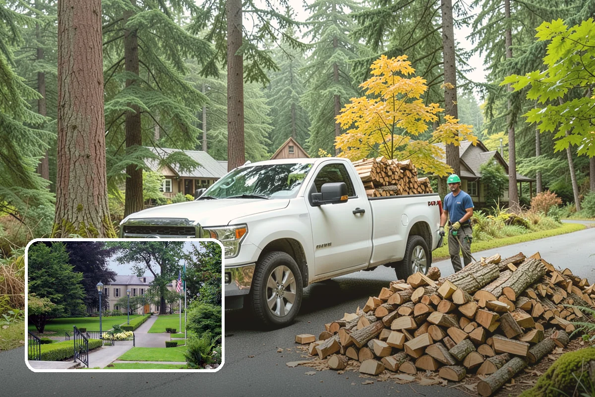 Hydraulic Log Splitting in Woodinville, King County, WA - Powers through large, dense, and knotty rounds