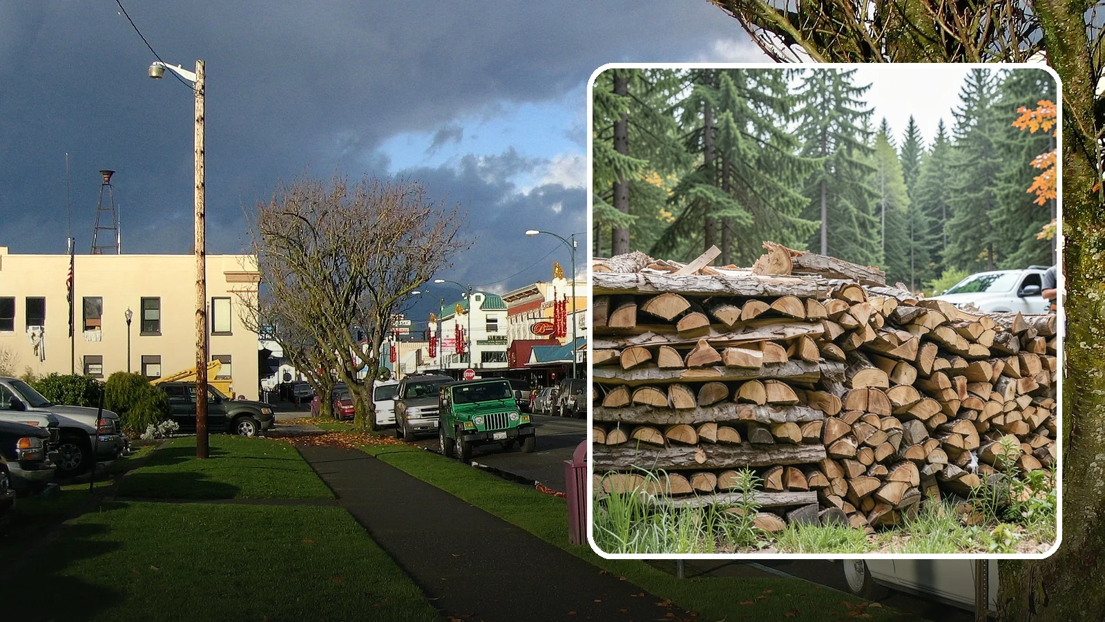 Indoor Firewood Stocking in Arlington, Snohomish County, WA - We keep a tidy indoor supply of firewood stocked near your stove or fireplace so a dry load is always within arm's reach.