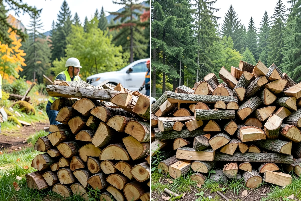 Indoor Firewood Stocking in Arlington, Snohomish County, WA - Choose an indoor rack or hearth location
