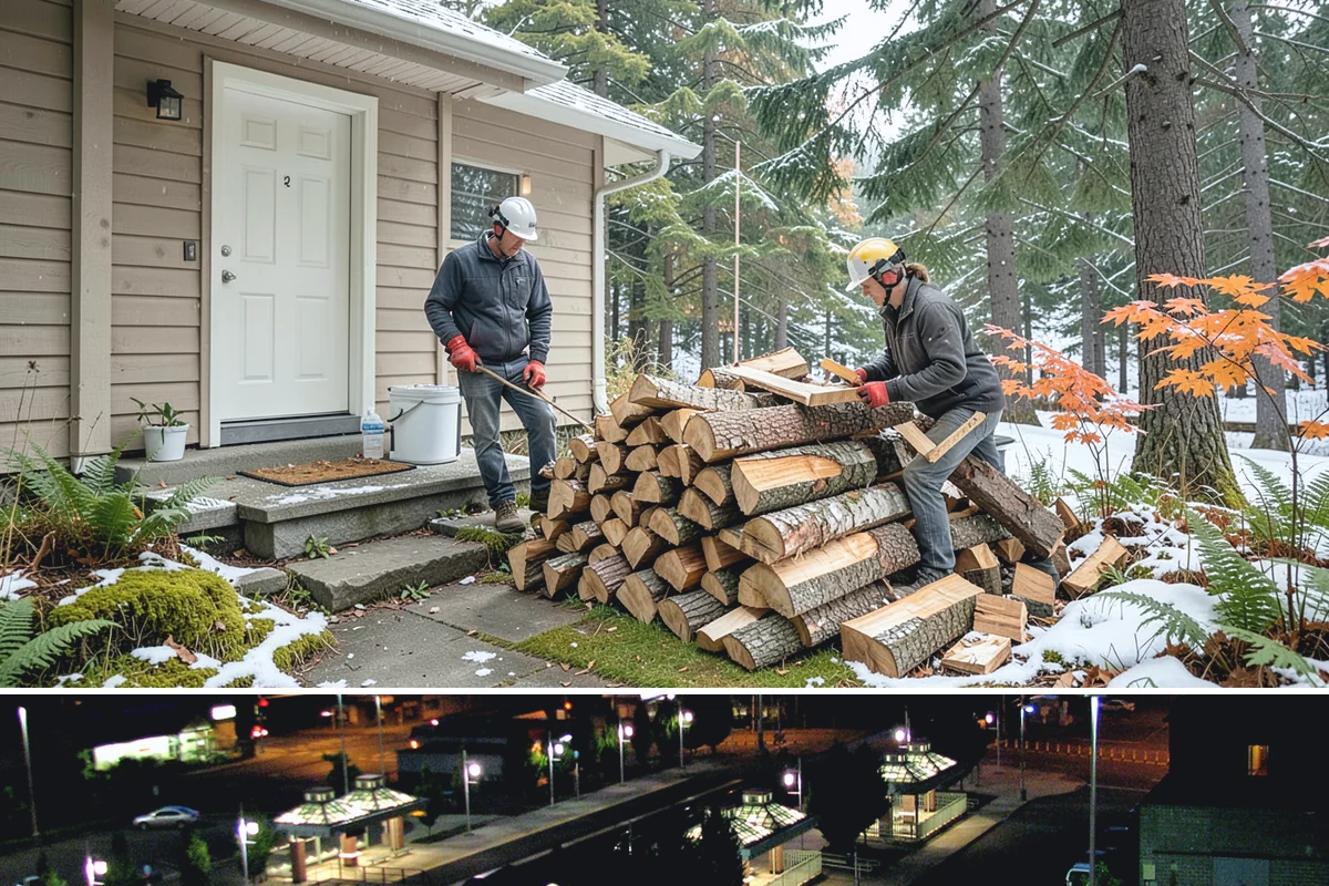 Indoor Firewood Stocking in Auburn, King County, WA - Keep an indoor supply stocked through fall and winter when you burn most often.