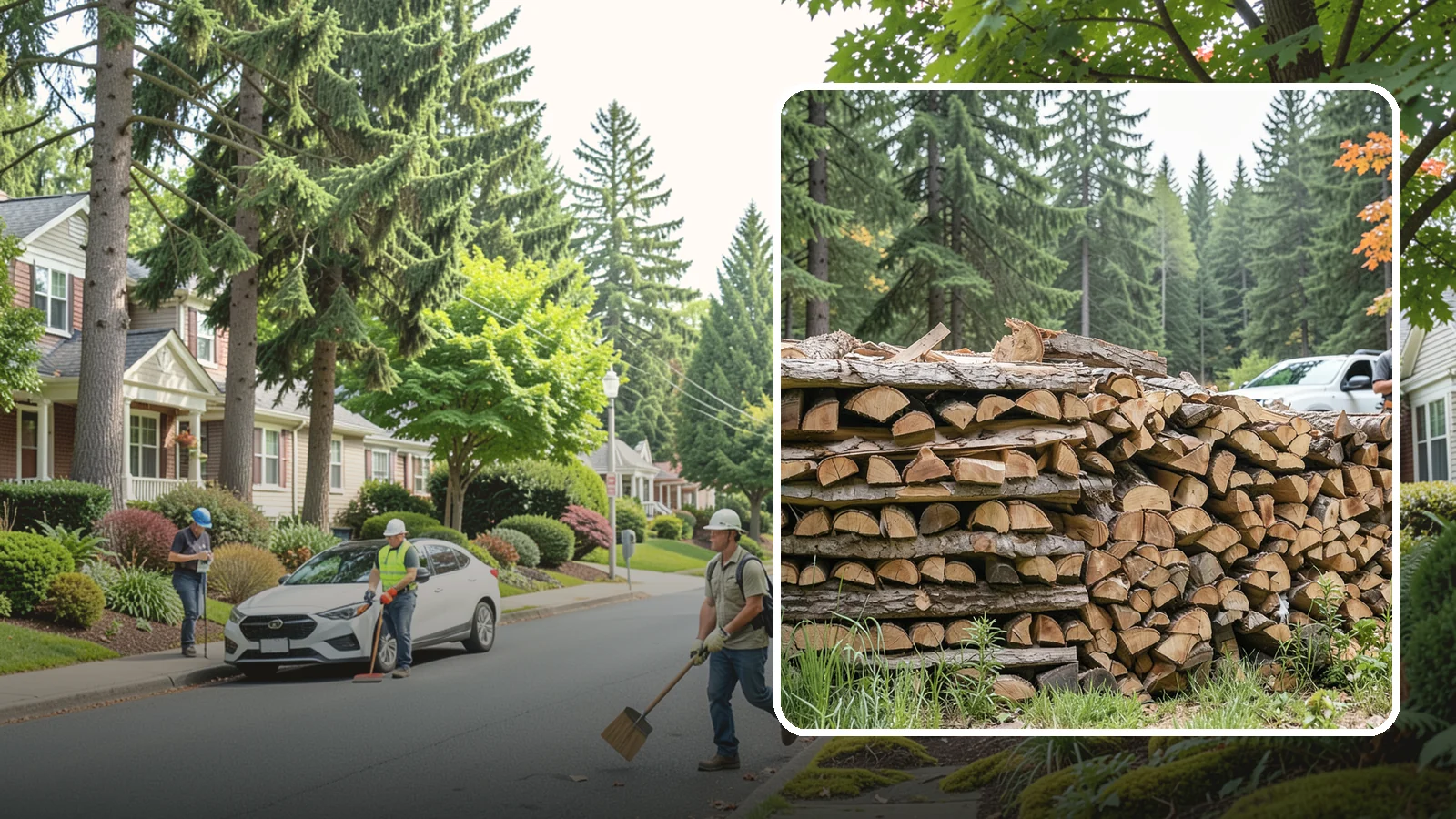 Indoor Firewood Stocking in Beaux Arts Village, King County, WA - We keep a tidy indoor supply of firewood stocked near your stove or fireplace so a dry load is always within arm's reach.