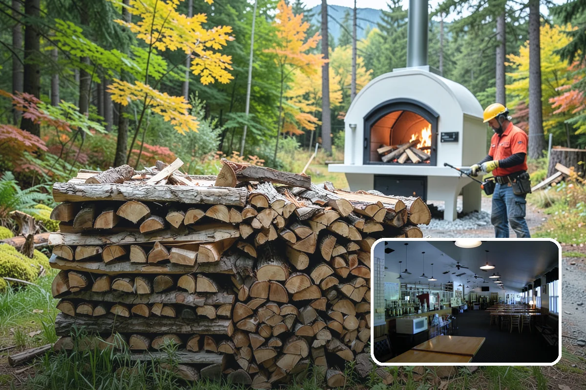 Indoor Firewood Stocking in Black Diamond, King County, WA - Dry, ready wood always waiting by the fire