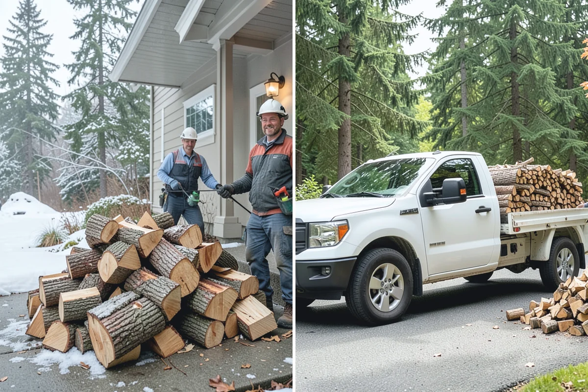 Indoor Firewood Stocking in Bonney Lake, Pierce County, WA - Choose an indoor rack or hearth location
