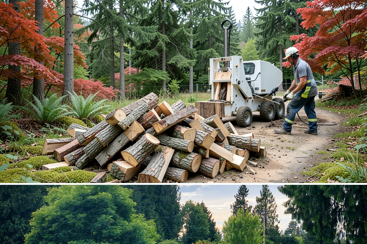 Indoor Firewood Stocking in Bonney Lake, Pierce County, WA - Keep an indoor supply stocked through fall and winter when you burn most often.