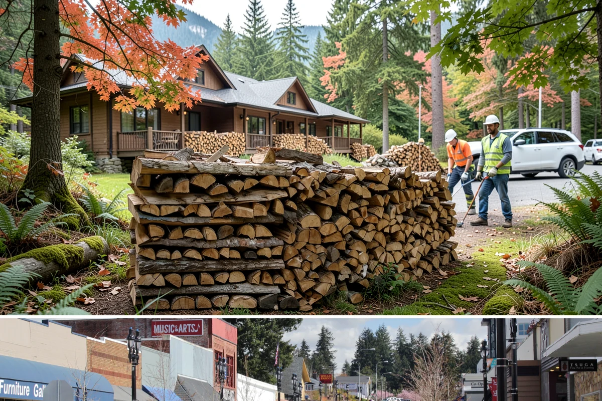Indoor Firewood Stocking in Bothell, King County, WA - Keep an indoor supply stocked through fall and winter when you burn most often.