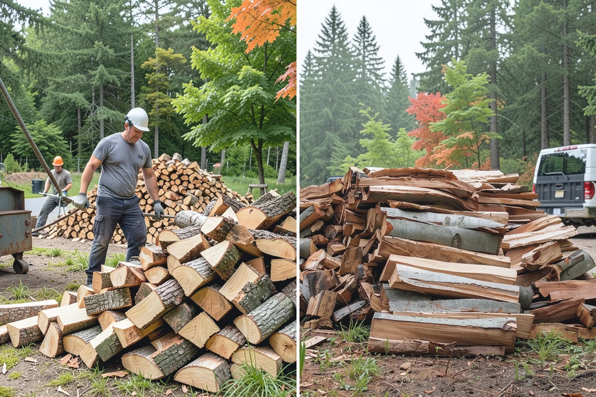 Indoor Firewood Stocking in Buckley, Pierce County, WA - Choose an indoor rack or hearth location