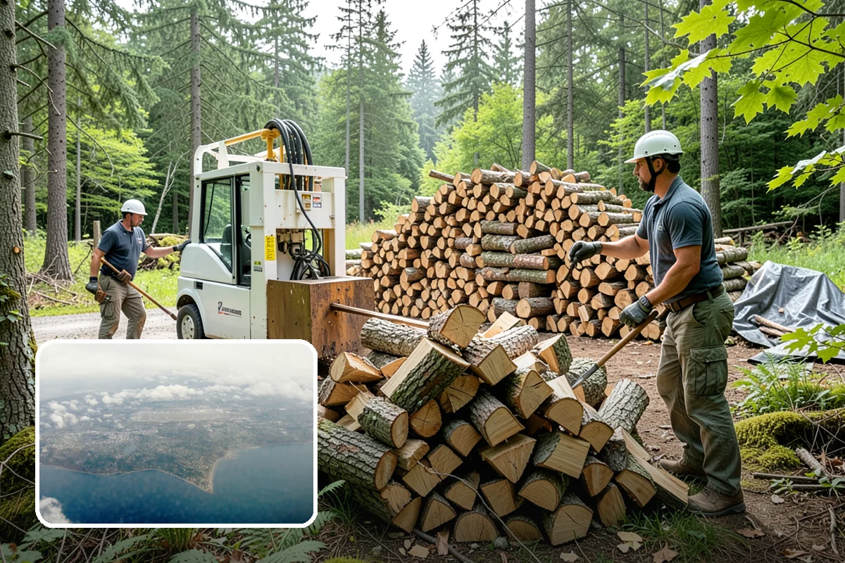 Indoor Firewood Stocking in Burien, King County, WA - Dry, ready wood always waiting by the fire