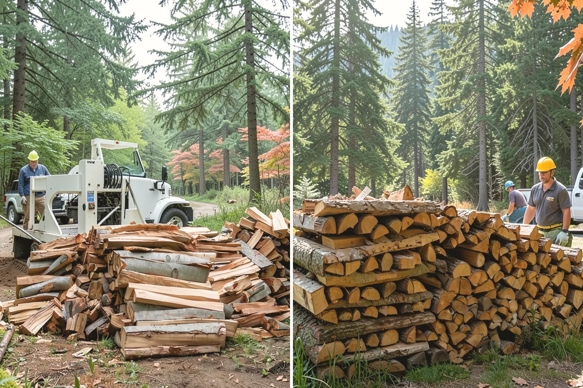 Indoor Firewood Stocking in Burlington, Skagit County, WA - Choose an indoor rack or hearth location