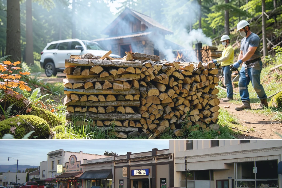 Indoor Firewood Stocking in Burlington, Skagit County, WA - Keep an indoor supply stocked through fall and winter when you burn most often.