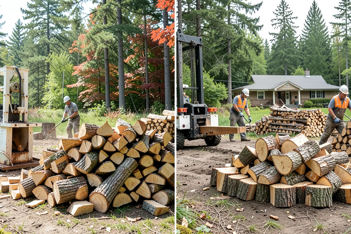 Indoor Firewood Stocking in Concrete, Skagit County, WA - Choose an indoor rack or hearth location
