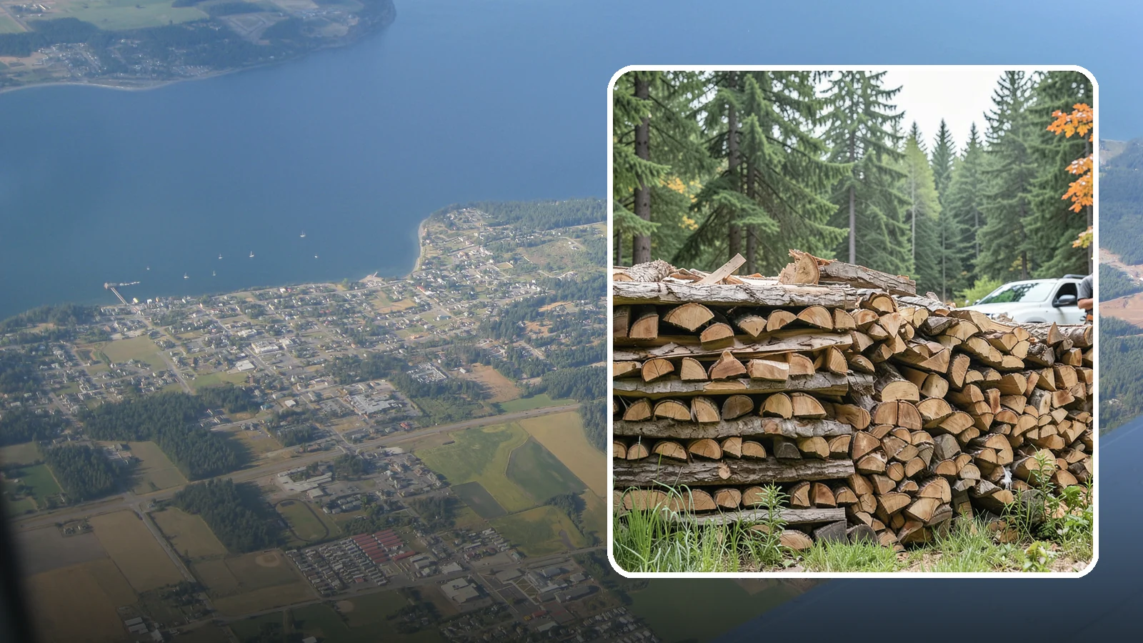 Indoor Firewood Stocking in Coupeville, Island County, WA - We keep a tidy indoor supply of firewood stocked near your stove or fireplace so a dry load is always within arm's reach.
