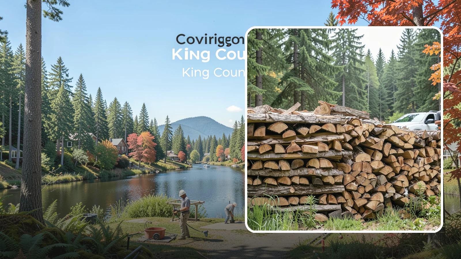 Indoor Firewood Stocking in Covington, King County, WA - We keep a tidy indoor supply of firewood stocked near your stove or fireplace so a dry load is always within arm's reach.