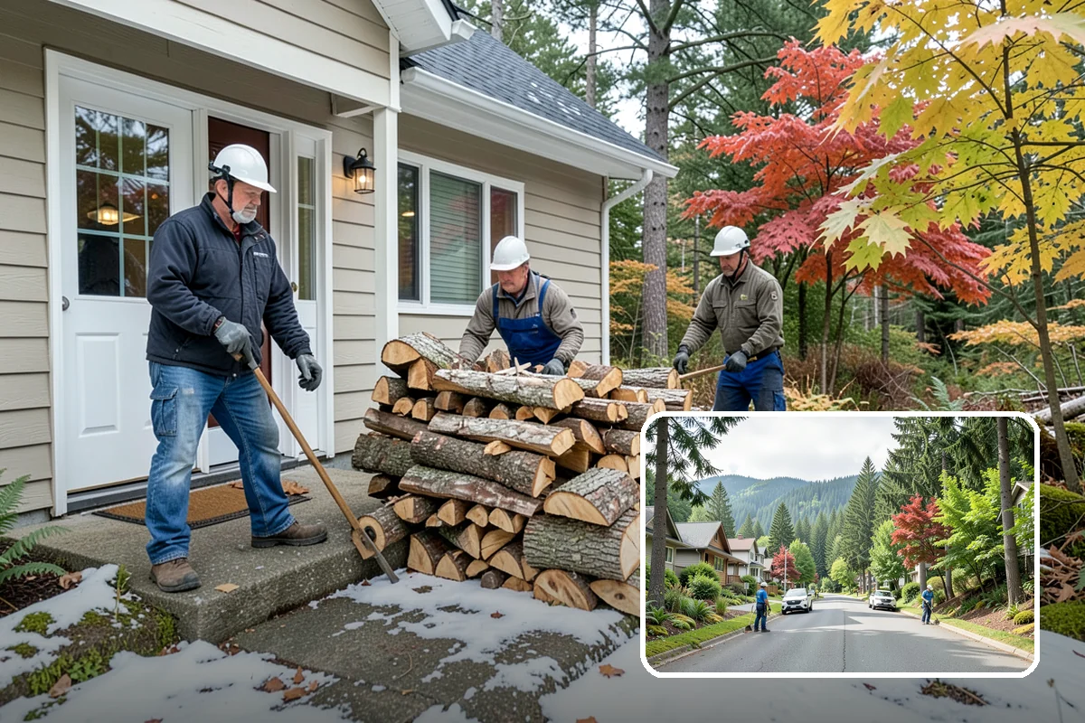 Indoor Firewood Stocking in Darrington, WA - Dry, ready wood always waiting by the fire