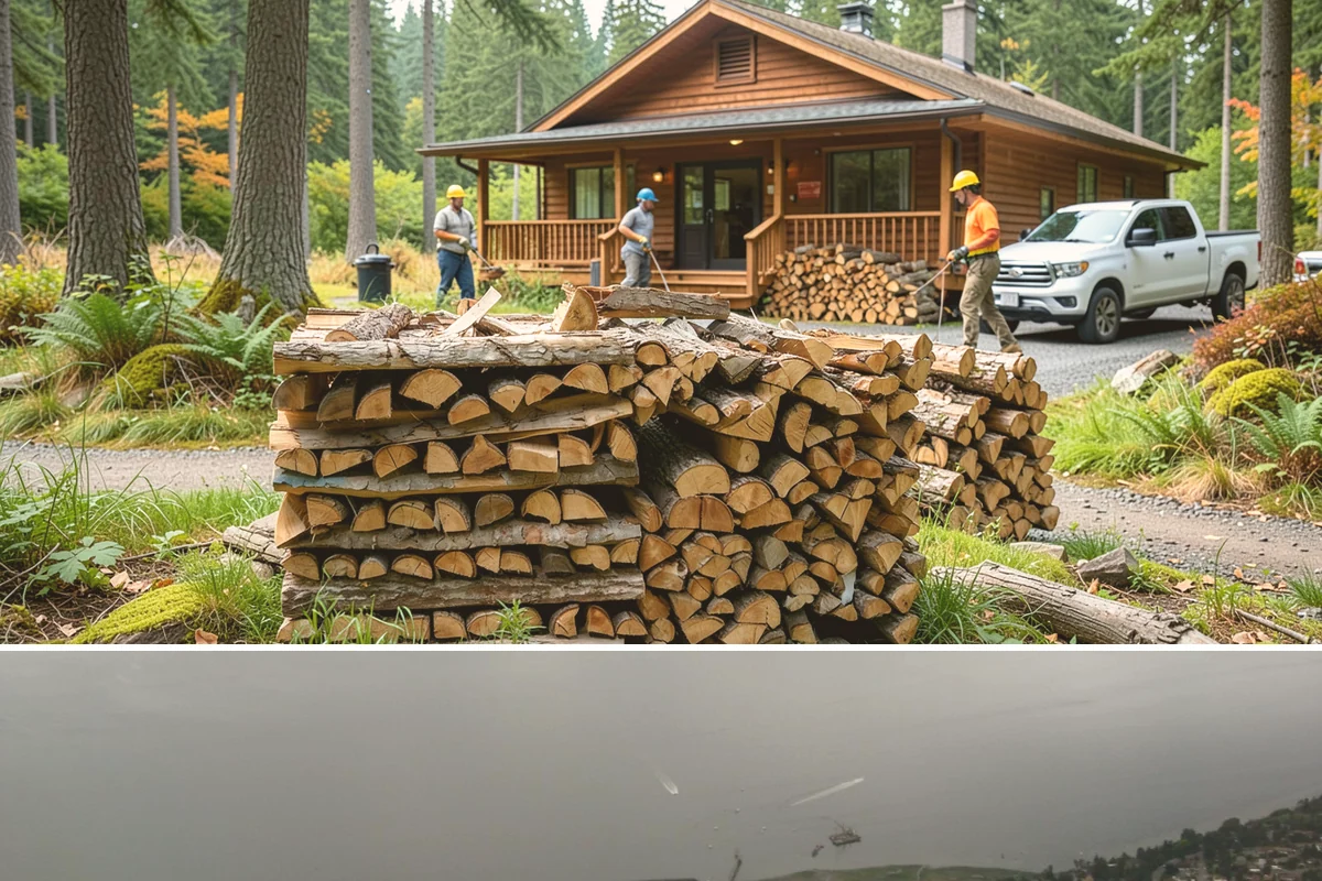 Indoor Firewood Stocking in Des Moines, King County, WA - Keep an indoor supply stocked through fall and winter when you burn most often.