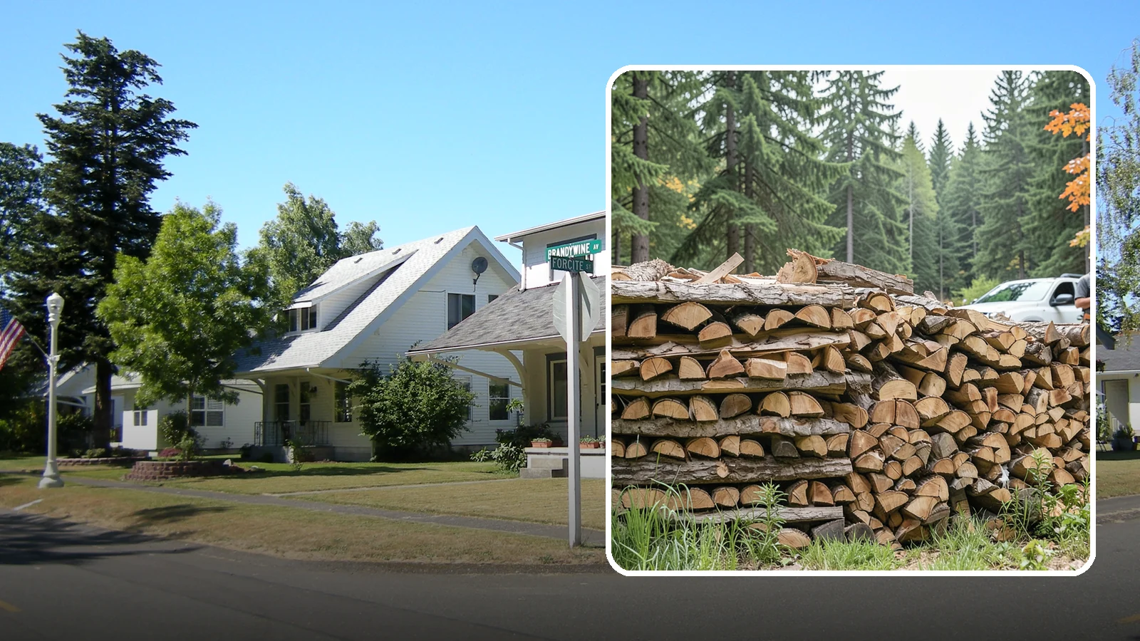 Indoor Firewood Stocking in DuPont, Pierce County, WA - We keep a tidy indoor supply of firewood stocked near your stove or fireplace so a dry load is always within arm's reach.