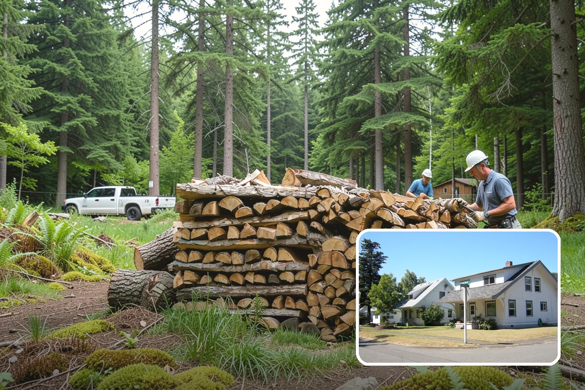 Indoor Firewood Stocking in DuPont, Pierce County, WA - Dry, ready wood always waiting by the fire