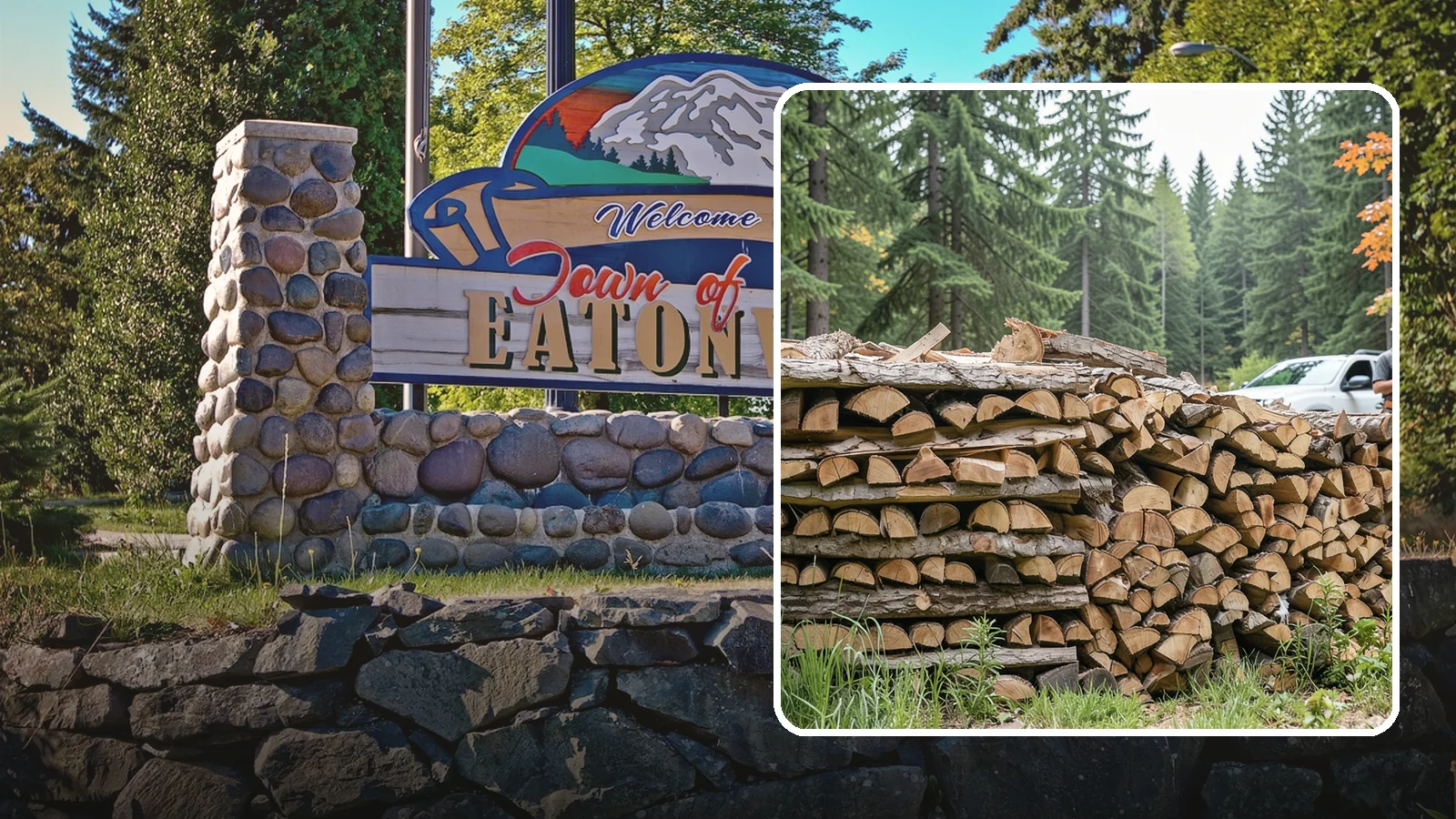 Indoor Firewood Stocking in Eatonville, Pierce County, WA - We keep a tidy indoor supply of firewood stocked near your stove or fireplace so a dry load is always within arm's reach.