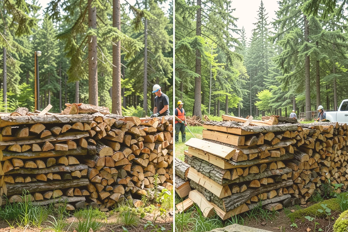 Indoor Firewood Stocking in Eatonville, Pierce County, WA - Choose an indoor rack or hearth location
