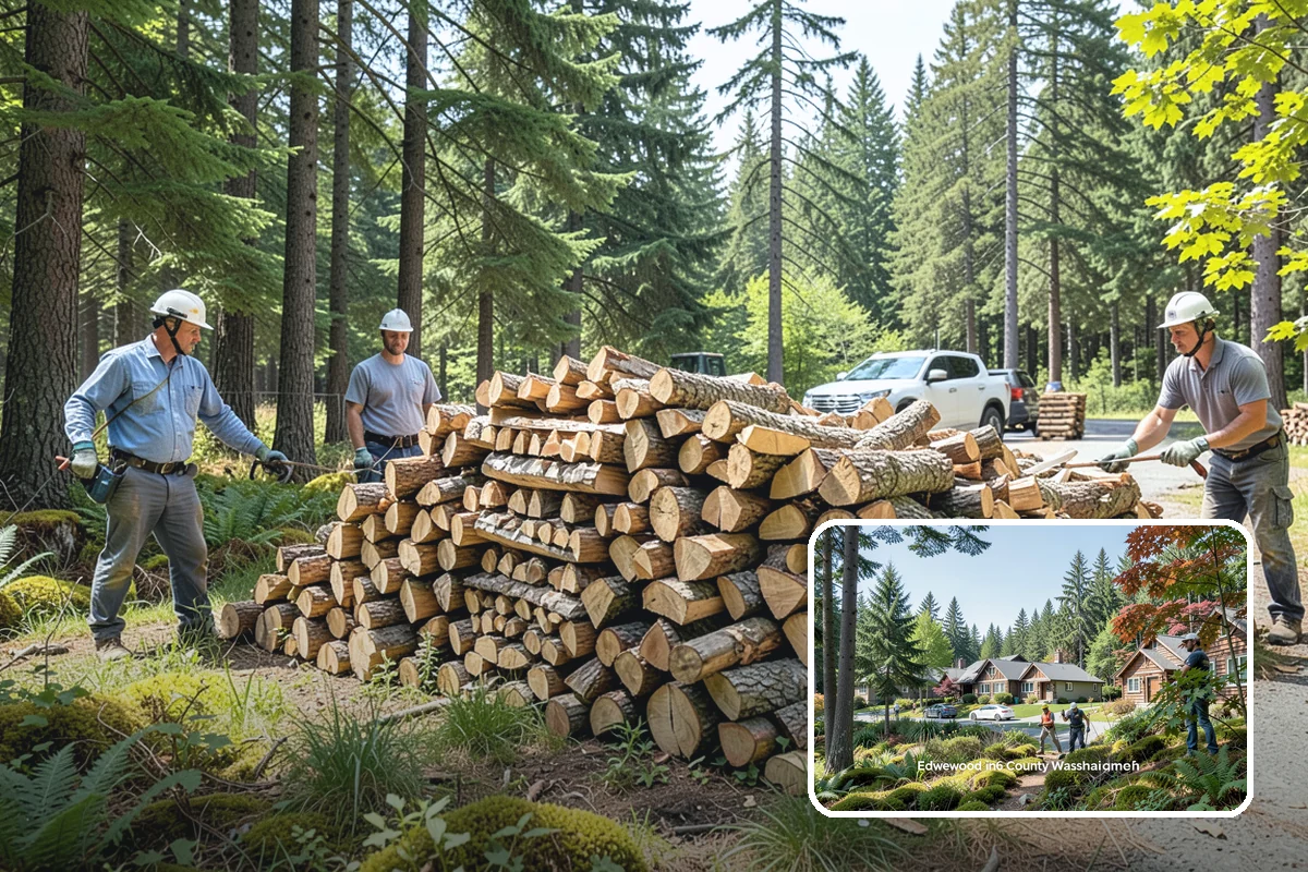 Indoor Firewood Stocking in Edgewood, WA - Dry, ready wood always waiting by the fire