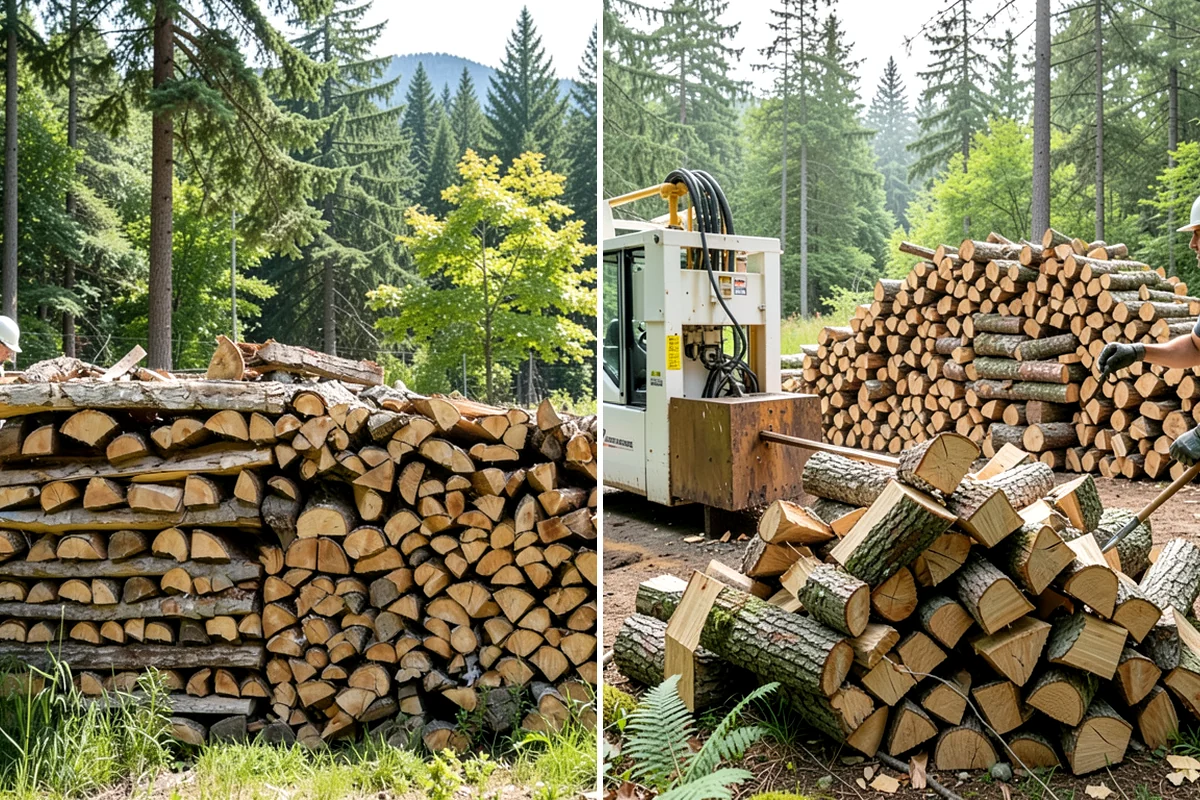 Indoor Firewood Stocking in Enumclaw, King County, WA - Choose an indoor rack or hearth location