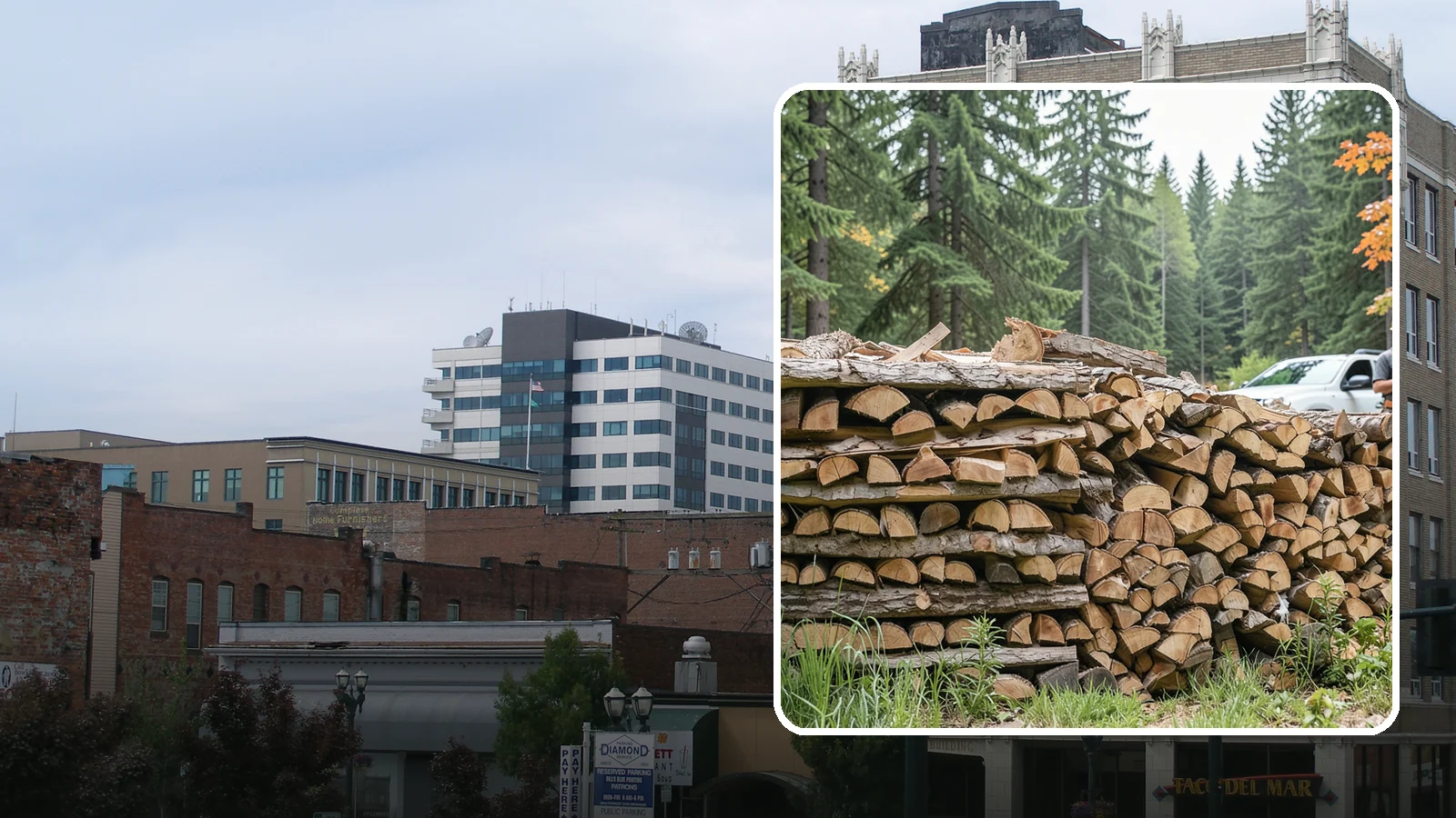 Indoor Firewood Stocking in Everett, Snohomish County, WA - We keep a tidy indoor supply of firewood stocked near your stove or fireplace so a dry load is always within arm's reach.