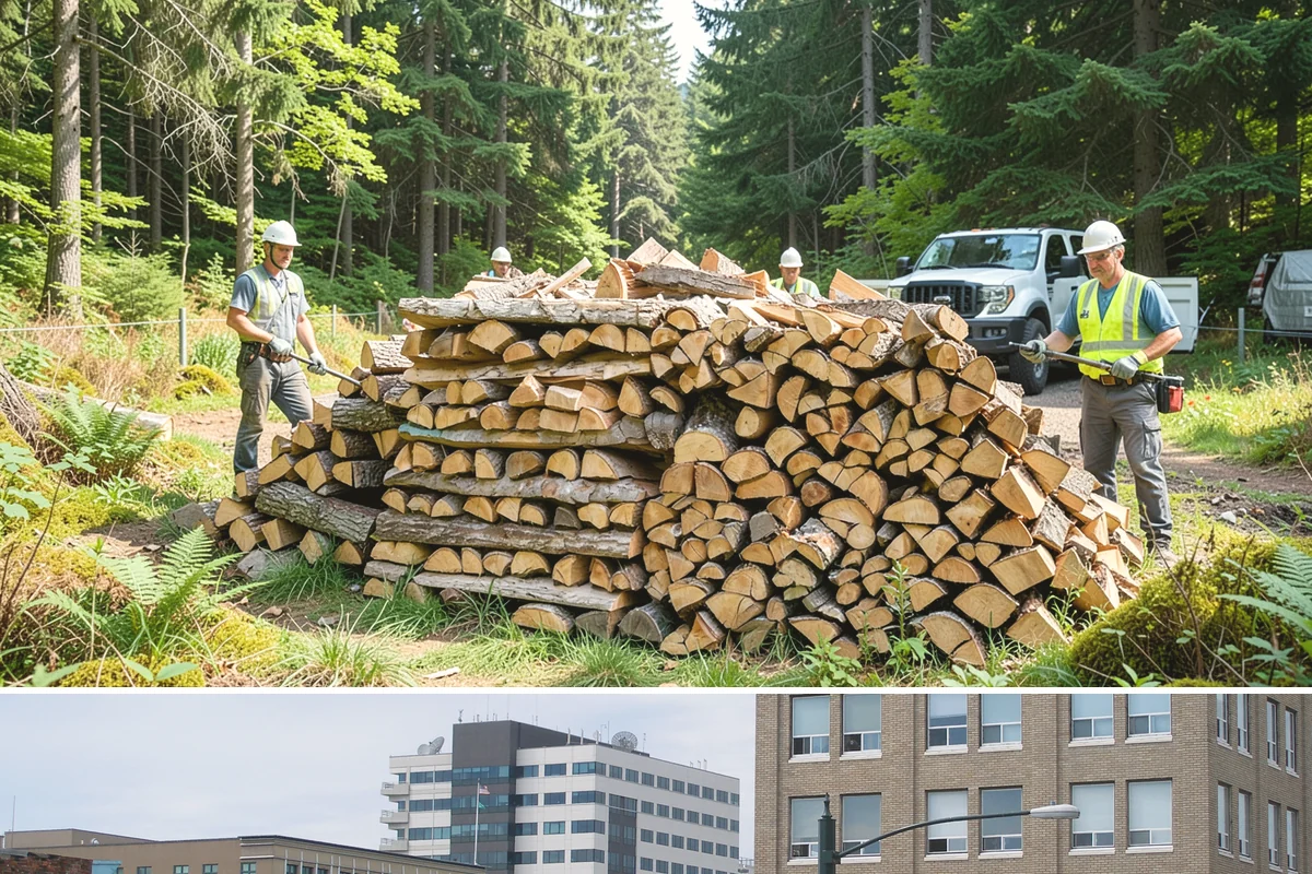 Indoor Firewood Stocking in Everett, Snohomish County, WA - Keep an indoor supply stocked through fall and winter when you burn most often.
