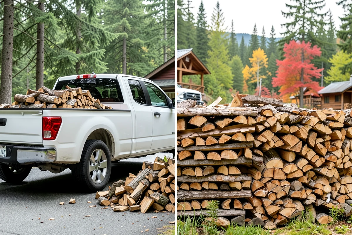 Indoor Firewood Stocking in Federal Way, King County, WA - Choose an indoor rack or hearth location