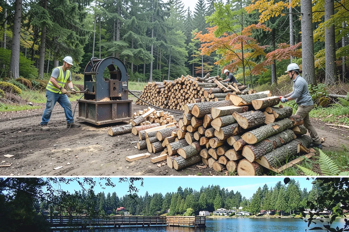 Indoor Firewood Stocking in Federal Way, King County, WA - Keep an indoor supply stocked through fall and winter when you burn most often.