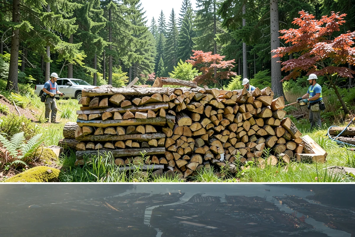 Indoor Firewood Stocking in Fife, Pierce County, WA - Keep an indoor supply stocked through fall and winter when you burn most often.