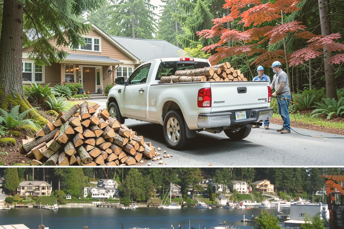 Indoor Firewood Stocking in Gig Harbor, Pierce County, WA - Keep an indoor supply stocked through fall and winter when you burn most often.
