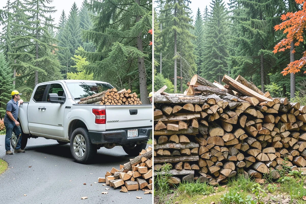Indoor Firewood Stocking in Gold Bar, Snohomish County, WA - Choose an indoor rack or hearth location