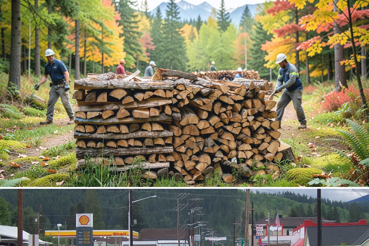 Indoor Firewood Stocking in Granite Falls, Snohomish County, WA - Keep an indoor supply stocked through fall and winter when you burn most often.