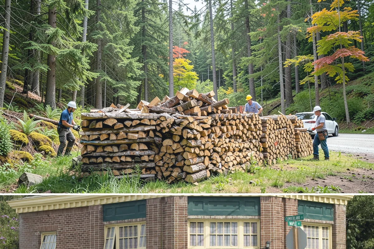 Indoor Firewood Stocking in Hamilton, Skagit County, WA - Keep an indoor supply stocked through fall and winter when you burn most often.