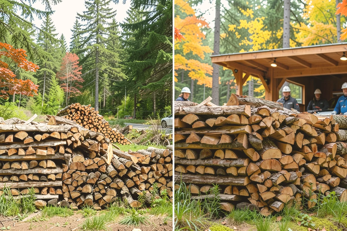 Indoor Firewood Stocking in Index, Snohomish County, WA - Choose an indoor rack or hearth location
