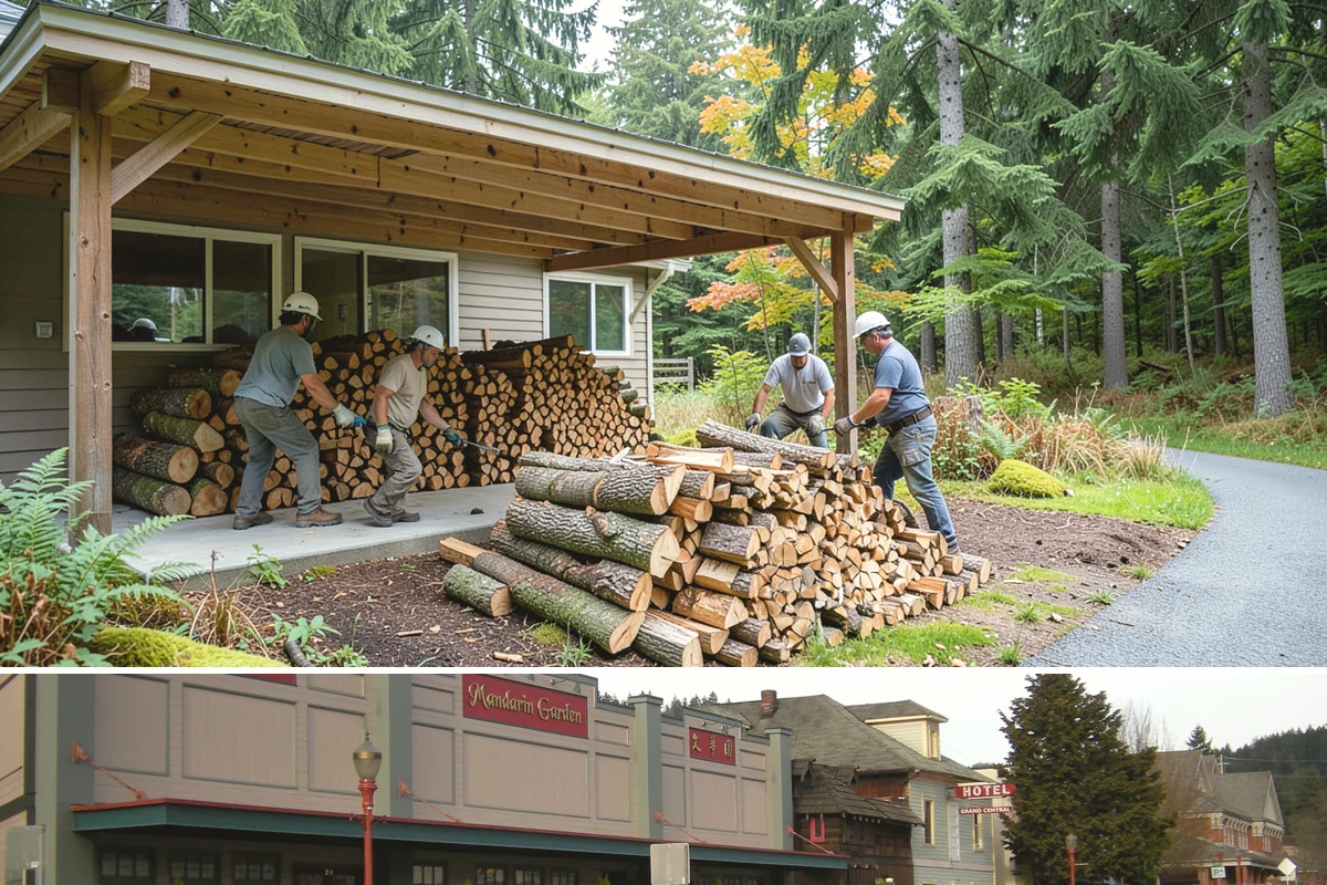 Indoor Firewood Stocking in Issaquah, King County, WA - Keep an indoor supply stocked through fall and winter when you burn most often.