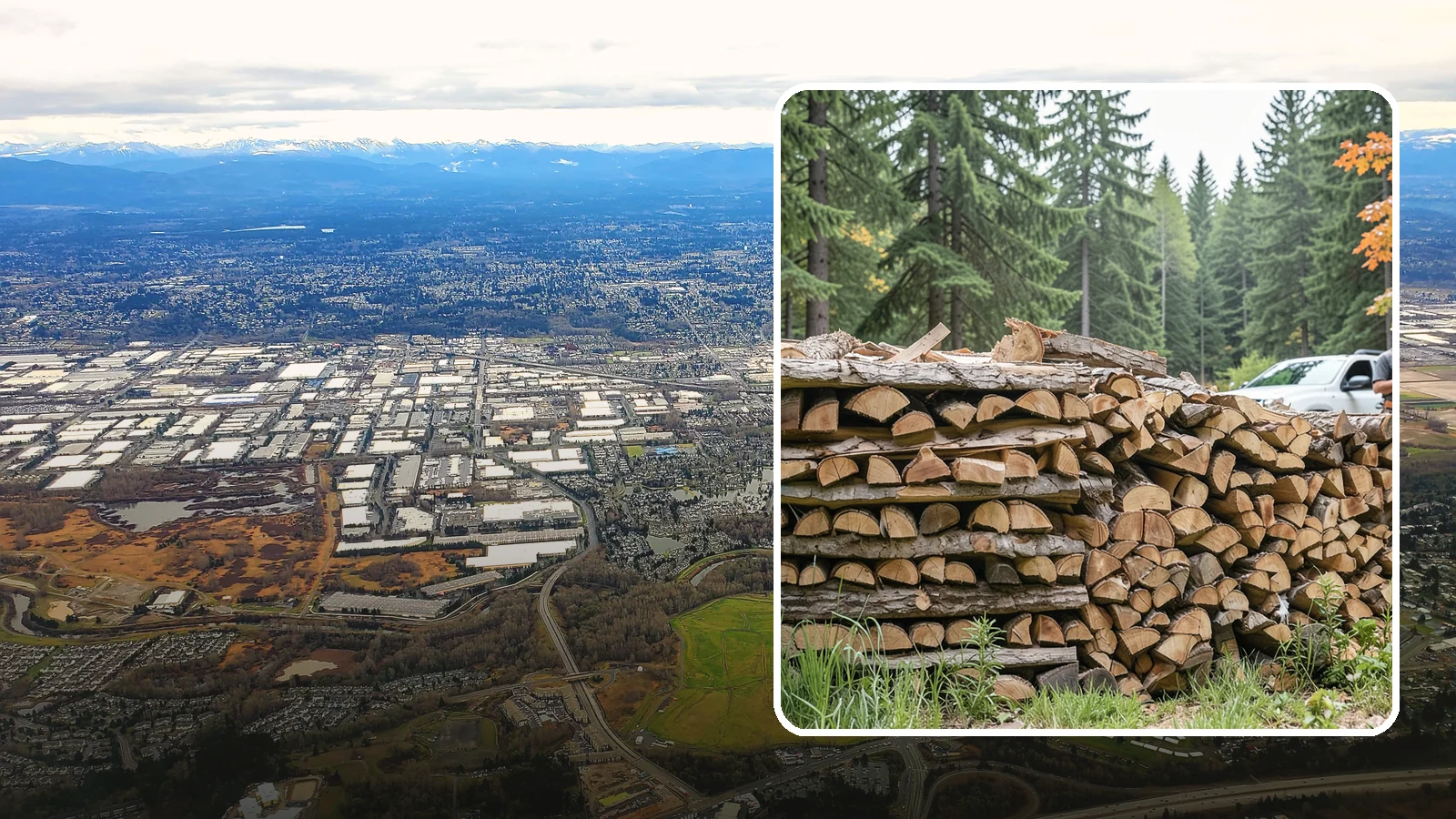 Indoor Firewood Stocking in Kent, King County, WA - We keep a tidy indoor supply of firewood stocked near your stove or fireplace so a dry load is always within arm's reach.