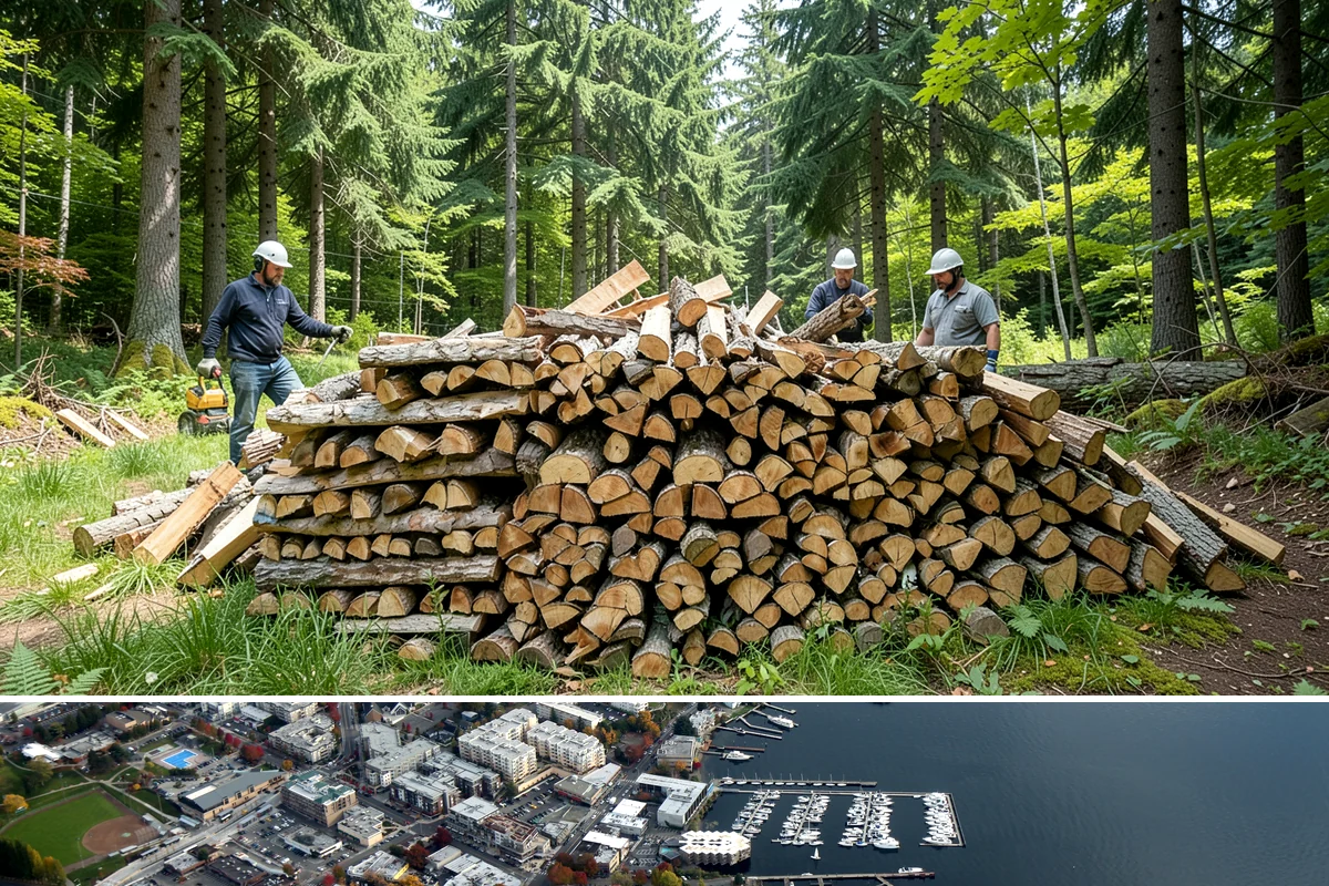 Indoor Firewood Stocking in Kirkland, King County, WA - Keep an indoor supply stocked through fall and winter when you burn most often.