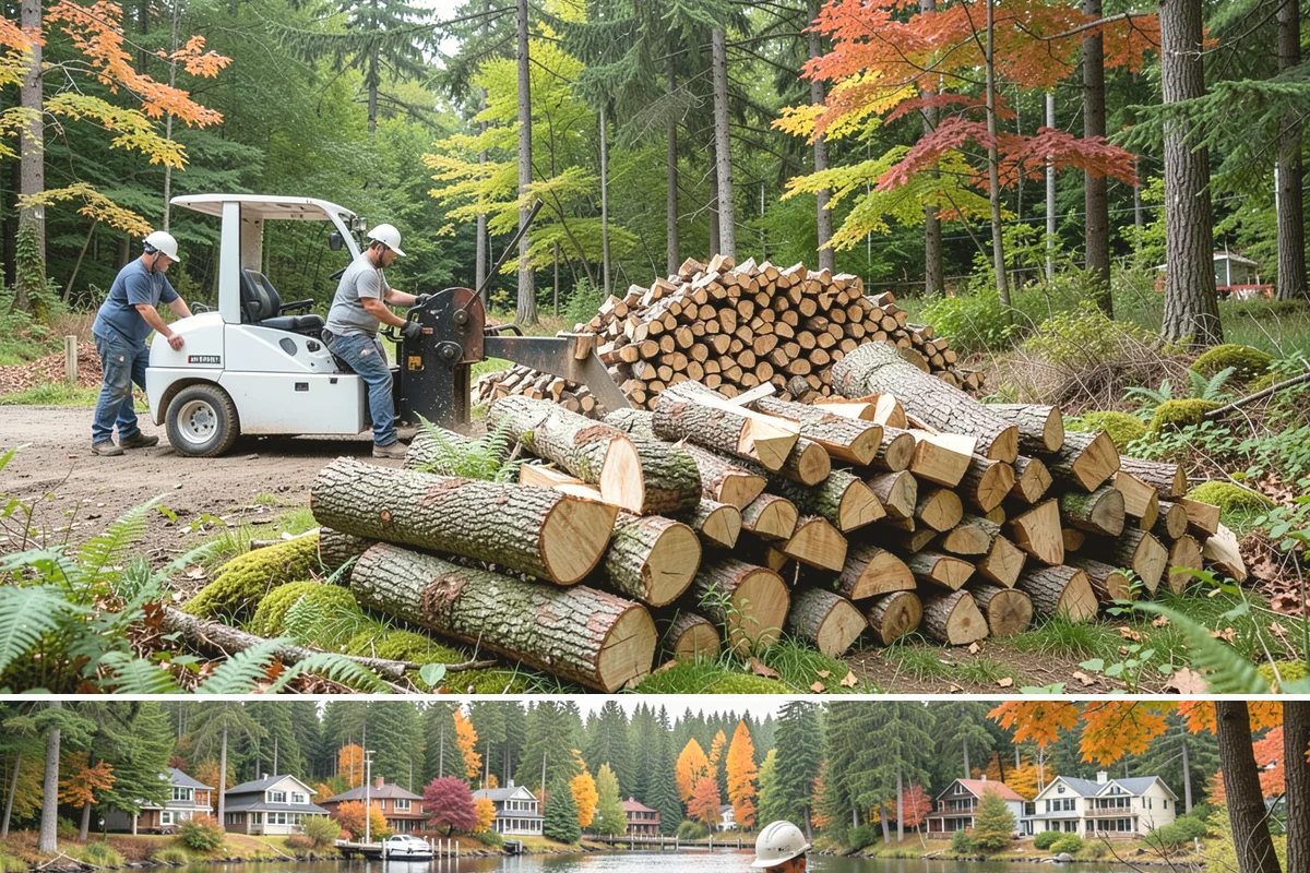 Indoor Firewood Stocking in La Conner, Skagit County, WA - Keep an indoor supply stocked through fall and winter when you burn most often.