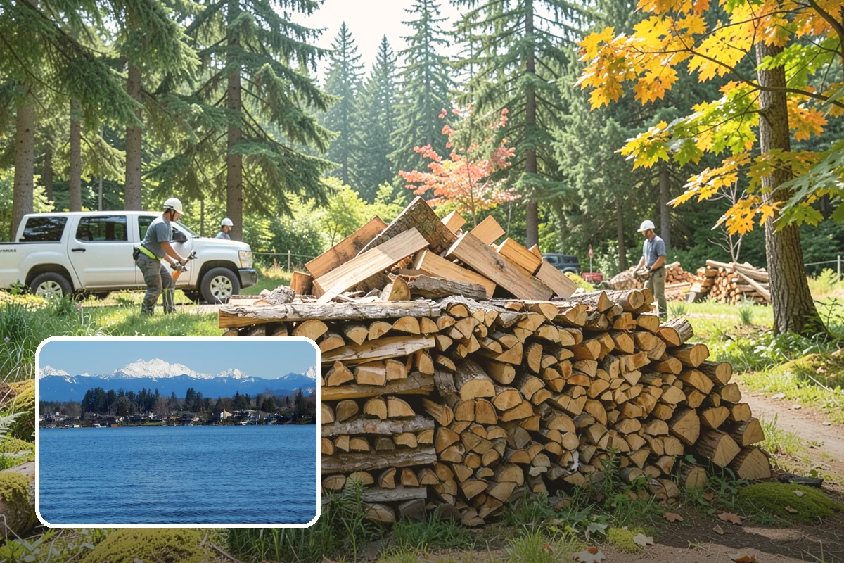 Indoor Firewood Stocking in Lake Stevens, Snohomish County, WA - Dry, ready wood always waiting by the fire