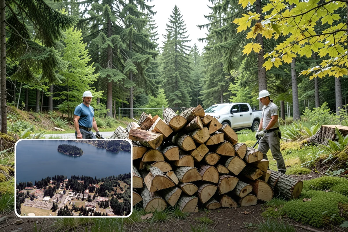 Indoor Firewood Stocking in Lakewood, Pierce County, WA - Dry, ready wood always waiting by the fire