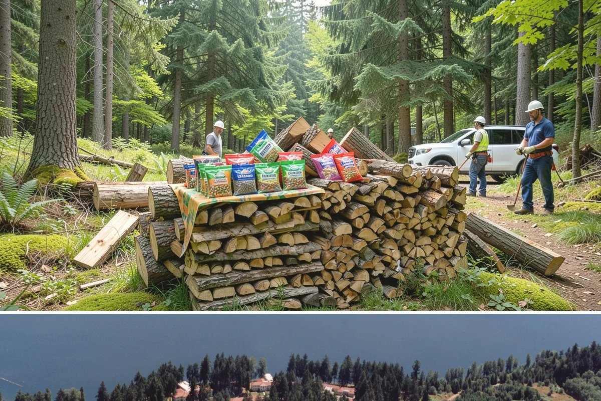 Indoor Firewood Stocking in Lakewood, Pierce County, WA - Keep an indoor supply stocked through fall and winter when you burn most often.