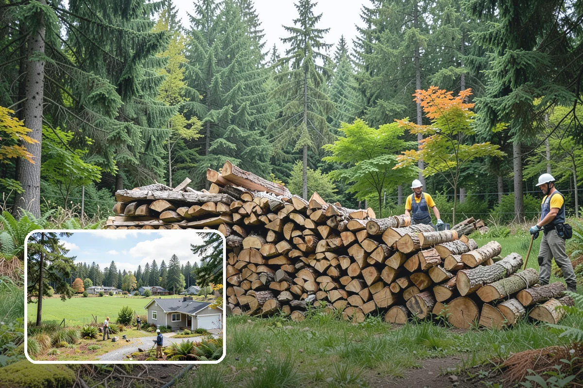 Indoor Firewood Stocking in Lyman, Skagit County, WA - Dry, ready wood always waiting by the fire