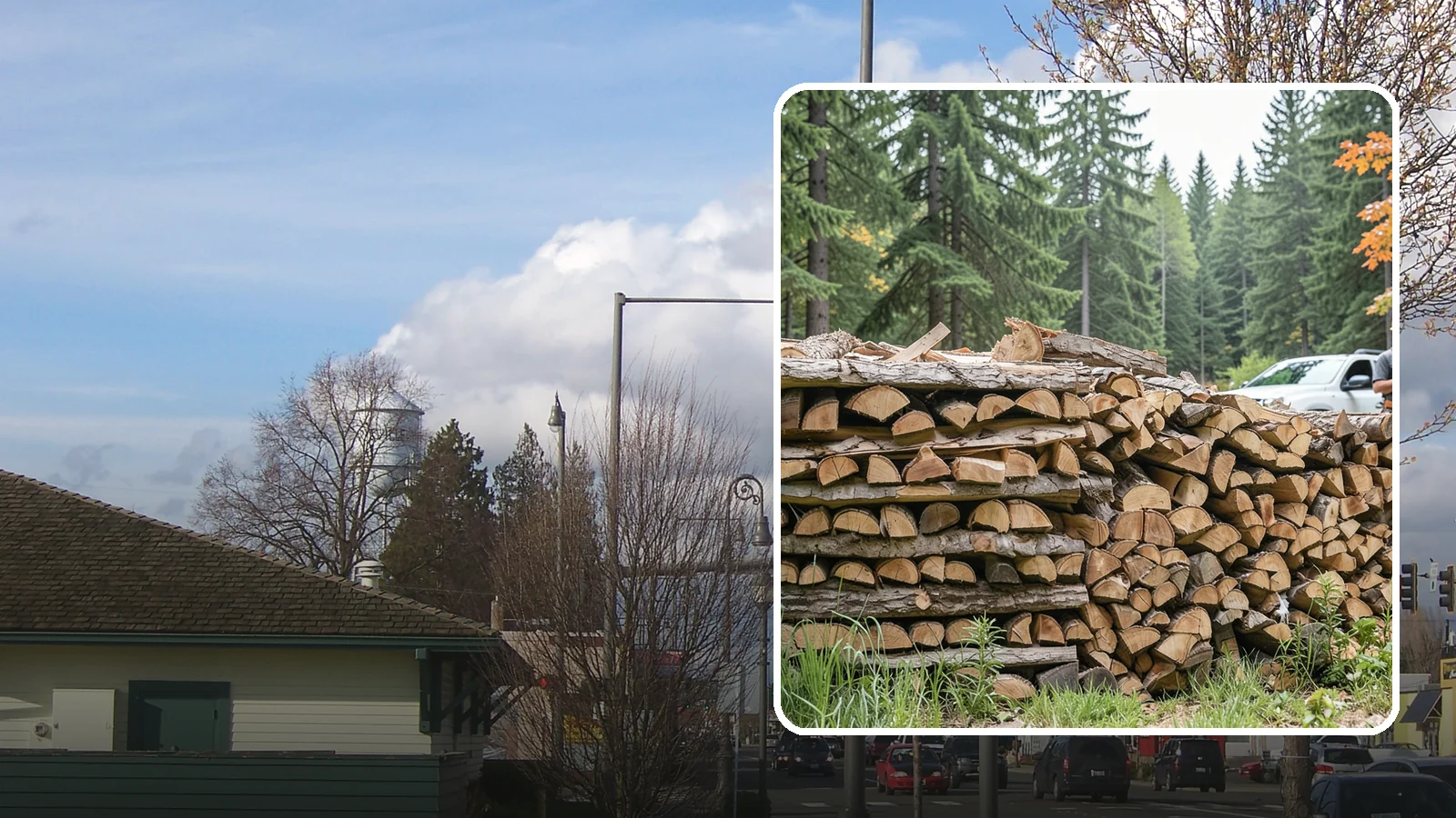 Indoor Firewood Stocking in Marysville, Snohomish County, WA - We keep a tidy indoor supply of firewood stocked near your stove or fireplace so a dry load is always within arm's reach.